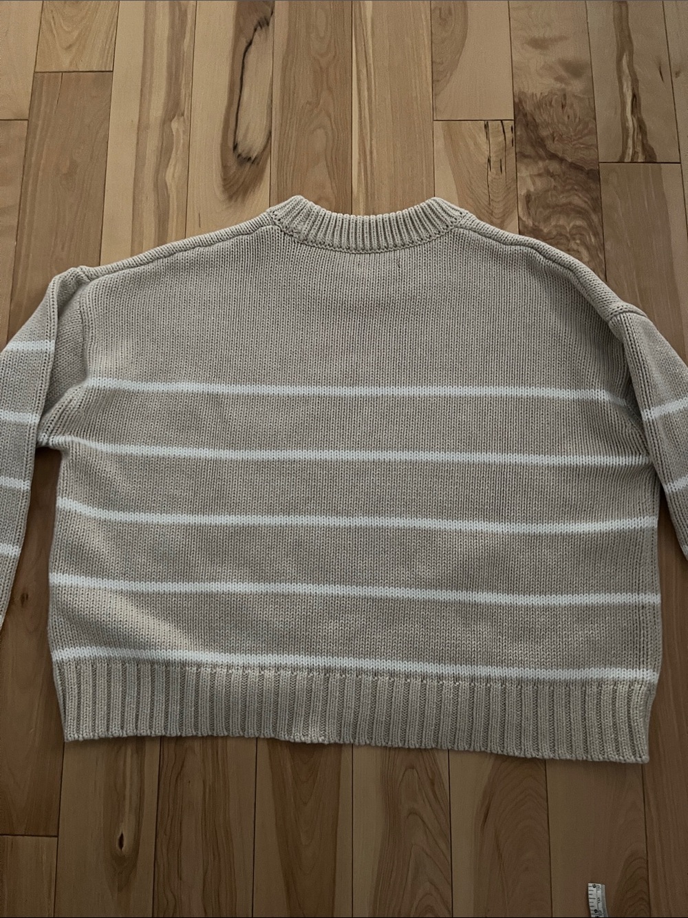 Quince 100% Organic Cotton Striped Crew Sweater - Picture 6 of 6